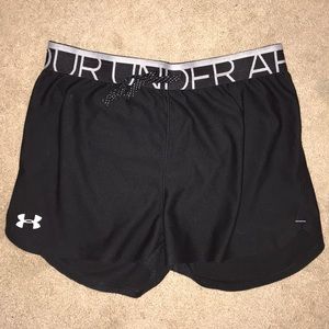 Black Under-Armor Shorts